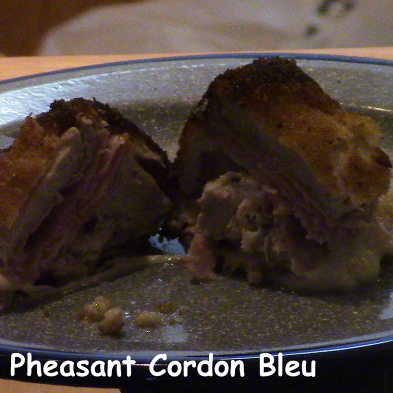 Pheasant Cordon Bleu